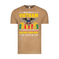 Vintage Camel proud vietnam veteran son gifts raised by my hero veteran day Vintage Tee - linhVisuals
