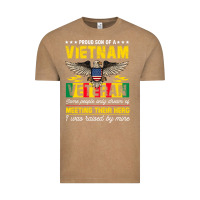 Vintage Coffee proud vietnam veteran son gifts raised by my hero veteran day Vintage Tee - linhVisuals