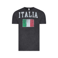 Vintage Black vintage italia italian flag italy italiano Vintage Tee - linhVisuals