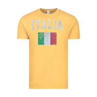 Vintage Mustard vintage italia italian flag italy italiano Vintage Tee - linhVisuals