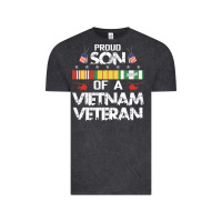 Vintage Black proud son of a vietnam veteran father's day Vintage Tee - linhVisuals