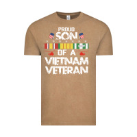 Vintage Coffee proud son of a vietnam veteran father's day Vintage Tee - linhVisuals