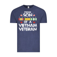 Vintage Denim proud son of a vietnam veteran father's day Vintage Tee - linhVisuals