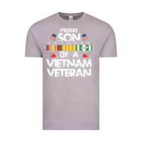 Vintage Zinc proud son of a vietnam veteran father's day Vintage Tee - linhVisuals