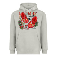Moon Dust christmas crocin around the tree Heavyweight Hoodie - CowhideDigitalArt