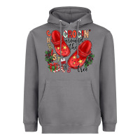 Storm christmas crocin around the tree Heavyweight Hoodie - CowhideDigitalArt