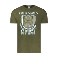 Vintage Olive virgin islands virgin islander Vintage Tee - linhVisuals
