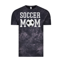 Cloud Black womens soccer mama soccer mom Vintage Tee - linhVisuals