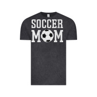 Vintage Black womens soccer mama soccer mom Vintage Tee - linhVisuals