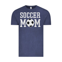 Vintage Denim womens soccer mama soccer mom Vintage Tee - linhVisuals