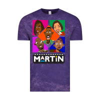 Cloud Purple Martin TV Show Vintage Tee - linhVisuals
