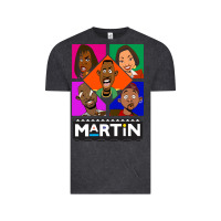 Vintage Black Martin TV Show Vintage Tee - linhVisuals