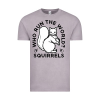 Vintage Zinc who run the world squirrels Vintage Tee - linhVisuals