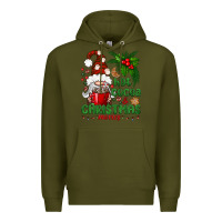 Army Green Hot Cocoa And Christmas Movie Premium Hoodie - BundleAndBundleShop