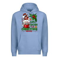 Colony Blue Hot Cocoa And Christmas Movie Premium Hoodie - BundleAndBundleShop