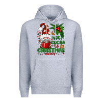 Heather Grey Hot Cocoa And Christmas Movie Premium Hoodie - BundleAndBundleShop