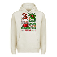 Oatmeal Heather Hot Cocoa And Christmas Movie Premium Hoodie - BundleAndBundleShop