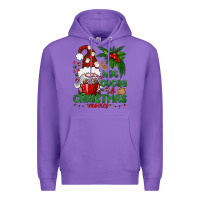 Purple Hot Cocoa And Christmas Movie Premium Hoodie - BundleAndBundleShop