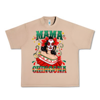 Burro Mama Chingona Skull Urban Heavy Tee - texasbilliewilder