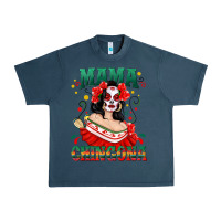 Midnight Navy Mama Chingona Skull Urban Heavy Tee - texasbilliewilder
