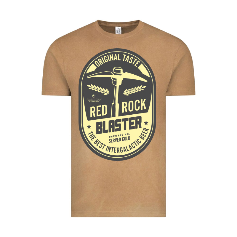 Deep Rock Galactic Red Rock Blaster Beer , Designer   T Shirt Vintage Tee by linhVisuals | Teevron