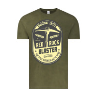 Vintage Olive deep rock galactic red rock blaster beer , designer   t shirt Vintage Tee - linhVisuals