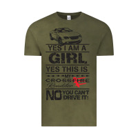 Vintage Olive a girls xfire roadster   crossfire Vintage Tee - linhVisuals