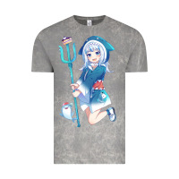 Cloud Rock Gawr Gura Vintage Tee - linhVisuals