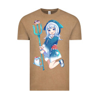 Vintage Coffee Gawr Gura Vintage Tee - linhVisuals