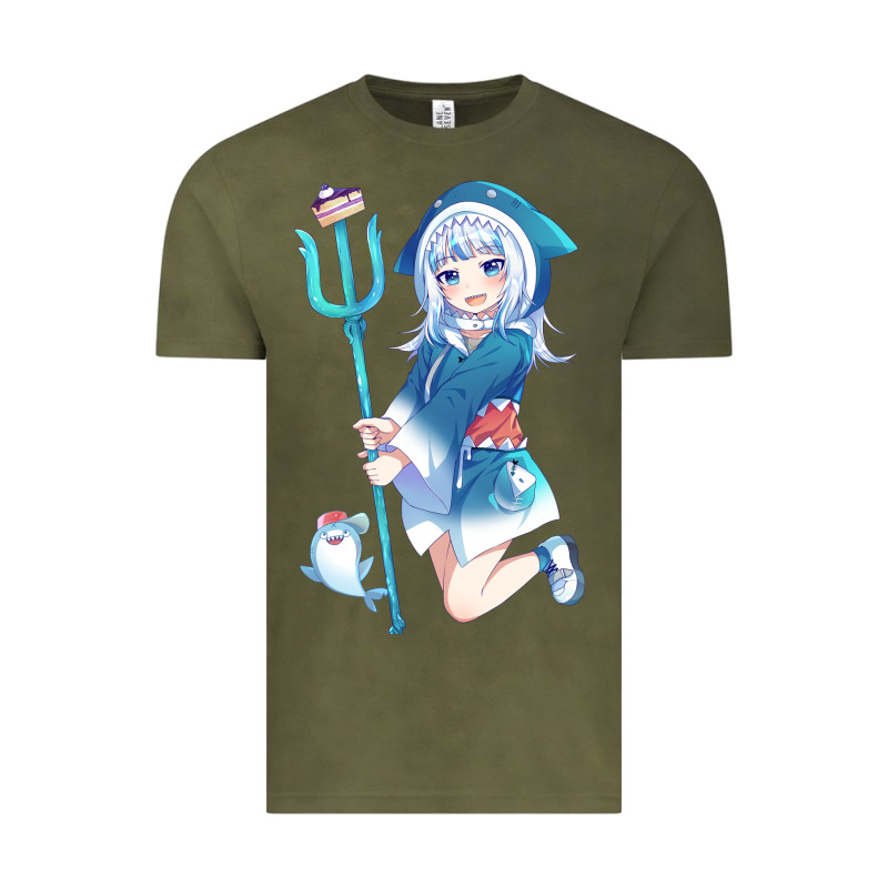 Gawr Gura Vintage Tee by linhVisuals | Teevron