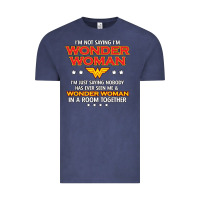 Vintage Denim wonder woman Vintage Tee - linhVisuals
