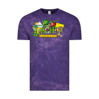 Cloud Purple teacher st. patricks day Vintage Tee - NancyCooperArtShop