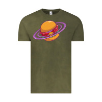 Vintage Olive Burger  Saturn Vintage Tee - linhVisuals
