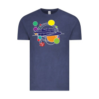 Vintage Denim retro graphic design   frank lloyd wright Vintage Tee - linhVisuals