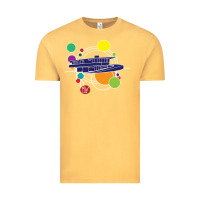 Vintage Mustard retro graphic design   frank lloyd wright Vintage Tee - linhVisuals