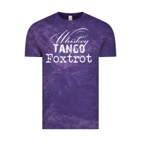 Cloud Purple wtf in military speak   saying Vintage Tee - linhVisuals