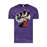 Cloud Purple Judas Of Priest - British Steel Vintage Tee - linhVisuals