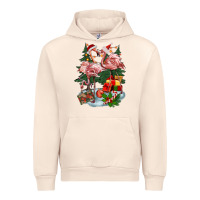 Sandshell Christmas flamingo Urban Hoodie - BarkalooDesign