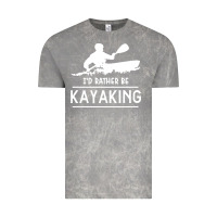 Cloud Rock kayaking t  shirt i' d rather be at the lake kayaking t  shirt Vintage Tee - linhVisuals