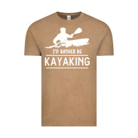 Vintage Coffee kayaking t  shirt i' d rather be at the lake kayaking t  shirt Vintage Tee - linhVisuals
