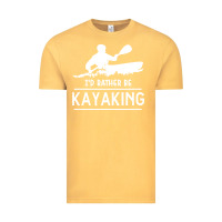 Vintage Mustard kayaking t  shirt i' d rather be at the lake kayaking t  shirt Vintage Tee - linhVisuals