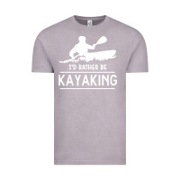 Vintage Zinc kayaking t  shirt i' d rather be at the lake kayaking t  shirt Vintage Tee - linhVisuals