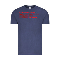 Vintage Denim logocnsmdp conservatoire de paris Vintage Tee - linhVisuals