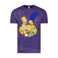 Cloud Purple simpson Vintage Tee - linhVisuals