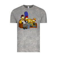 Cloud Rock simpson family Vintage Tee - linhVisuals