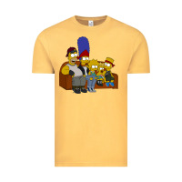 Vintage Mustard simpson family Vintage Tee - linhVisuals