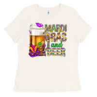 Bone Mardi Gras and beer Ladies Tee - BundleAndBundleShop
