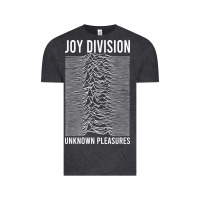Vintage Black JOY DIVISION - UNKNOWN PLEASURES Vintage Tee - linhVisuals