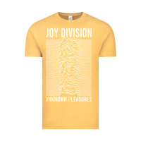 Vintage Mustard JOY DIVISION - UNKNOWN PLEASURES Vintage Tee - linhVisuals