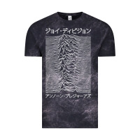 Cloud Black JOY DIVISION - UNKNOWN PLEASURES - JAPANESE Vintage Tee - linhVisuals